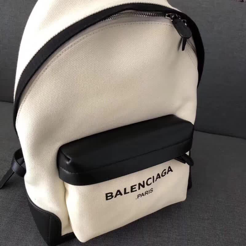 BALENCIAG巴黎世家 Le Dix Money 帆布配牛皮 小號雙肩包  BL1781